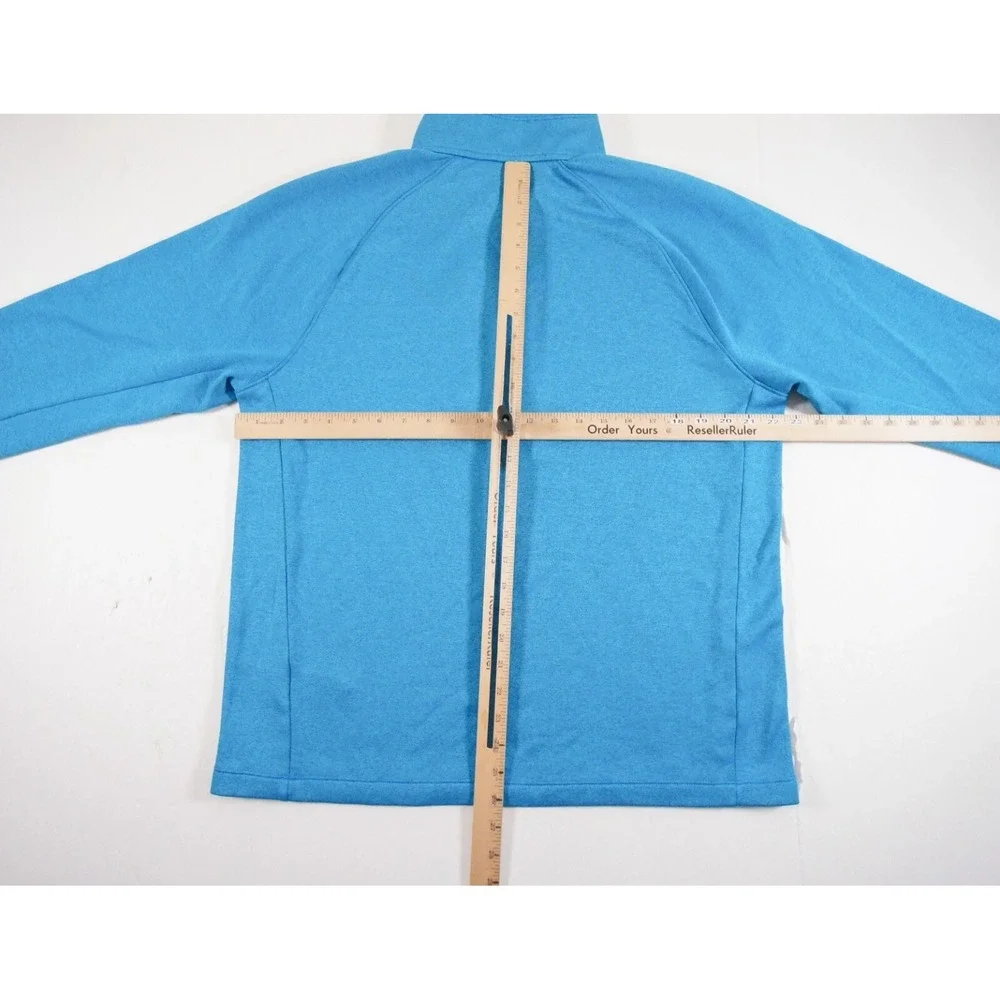 North Face Sweater Mens Large Blue Canyonlands Half Zip Pullover Outdoors Hike